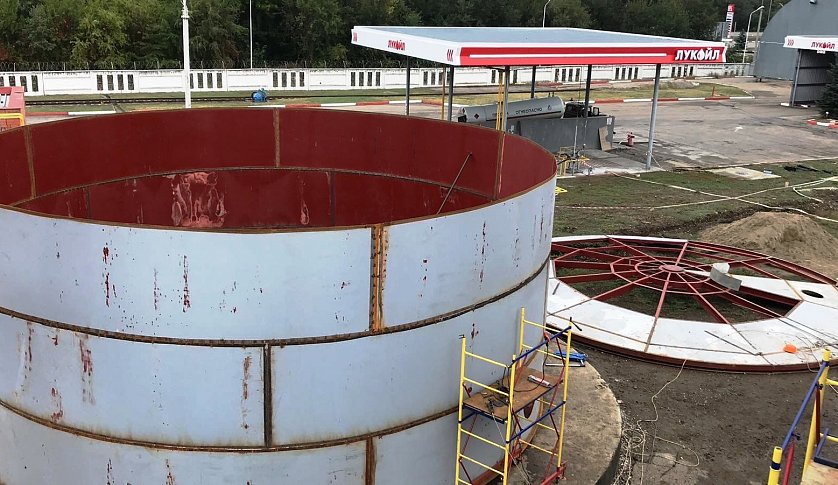 Резервуары РВС-500 на Минераловодской нефтебазе