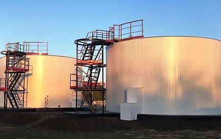 Резервуары РВС-500 на Минераловодской нефтебазе