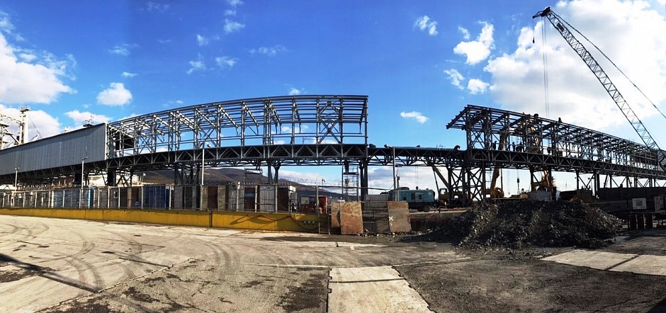 Береговая транспортная галерея г. Новороссийск